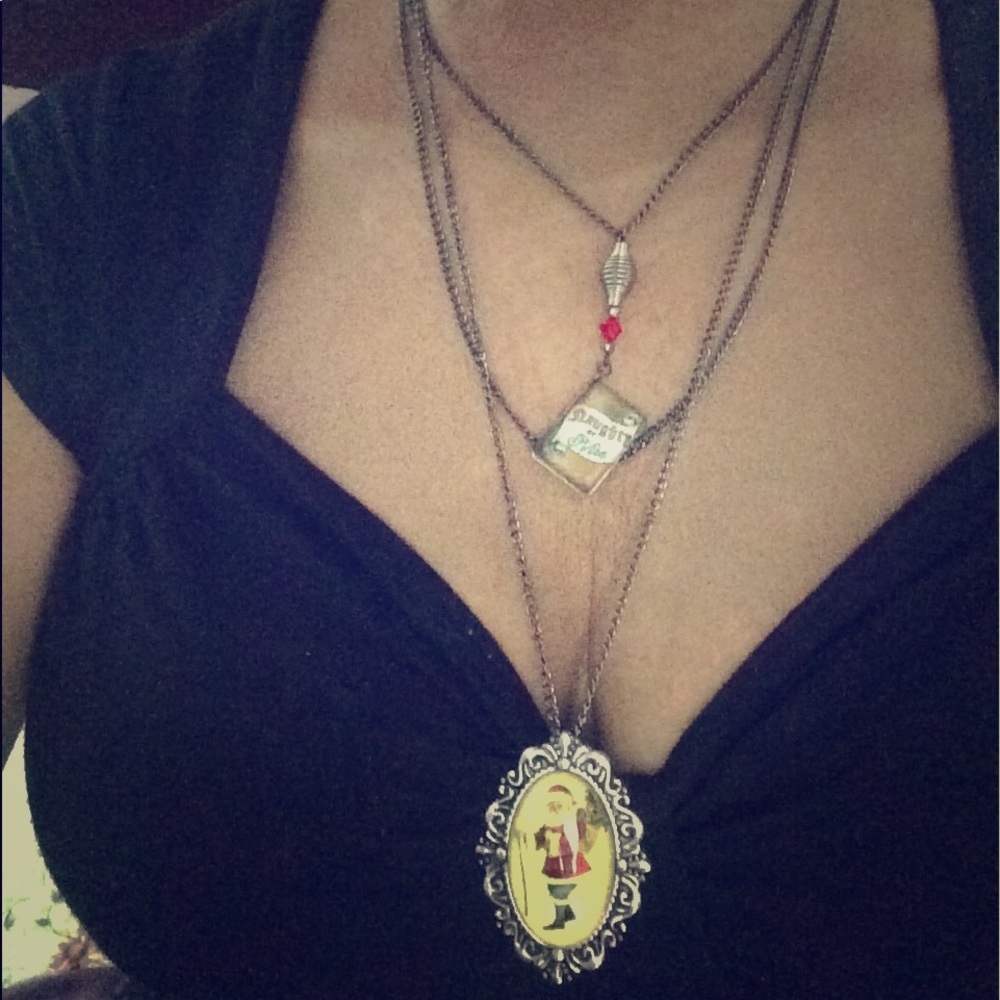 Christmas 3 tier Necklace.